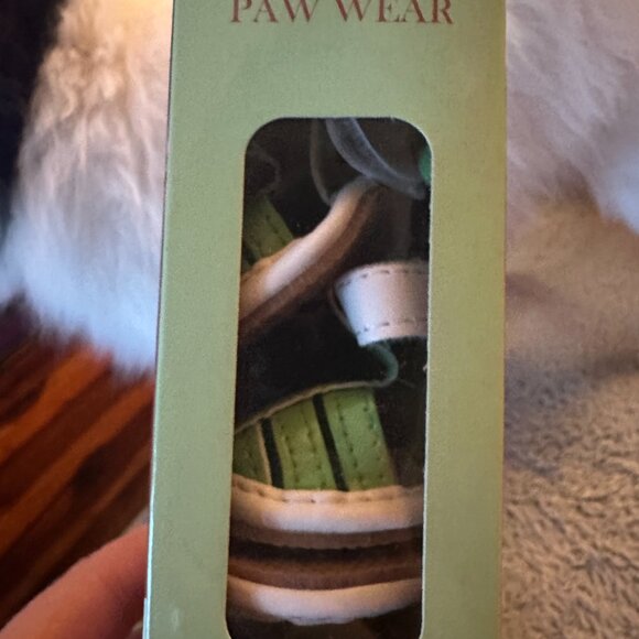 Pet Life Paw Wear Green Sandals sizes XS, S, and Medium - Picture 7 of 8